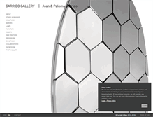 Tablet Screenshot of garridogallery.com